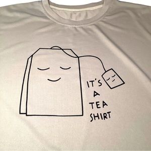 Playful Unisex Tan/Beige XL t-shirt